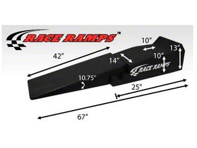 Race Ramps, 2-Piece, 67 Long