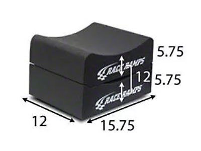 Race Ramps - 8 One-Piece Wheel Cribs - Australia