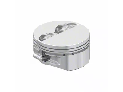 RaceTec Pistons 18-Degree Flat Top Piston; Set of 8 (67-92 Small Block V8 Camaro)