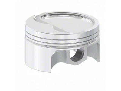 RaceTec Pistons 23-Degree Dish Piston; 3.766-Inch Bore; 3.500-Stroke; 1.560-Inch Compression Height; 5.700-Inch Rod Length; Set of 8 (67-92 Small Block V8 Camaro)