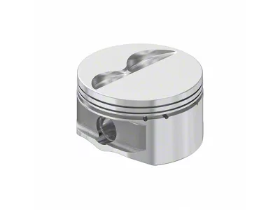 RaceTec Pistons All Pro 13-Degree/Brodix GB2000 Flat Top Piston; Set of 8 (67-92 Small Block V8 Camaro)
