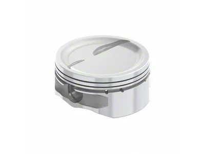 RaceTec Pistons Ultra Pro Billet / Dart Cast 9-Degree Flat Top Piston; Set of 8 (67-92 Small Block V8 Camaro)