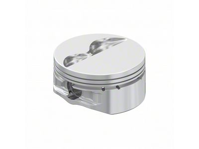 RaceTec Pistons 18-Degree Flat Top Piston; Set of 8 (55-96 Small Block V8 Corvette C1, C2, C3 & C4)