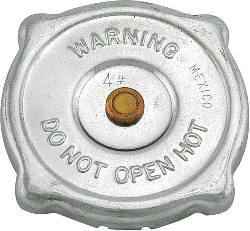 Ecklers Radiator Cap/ 4 Lb / Flathead (Also 1937-1947 Pickup)