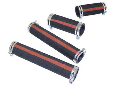 Radiator Hose Kit,Red Stripe,V8,32-36