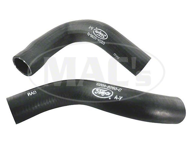 Radiator Hose Set With Script - 260, 289 & 289 HiPo V8