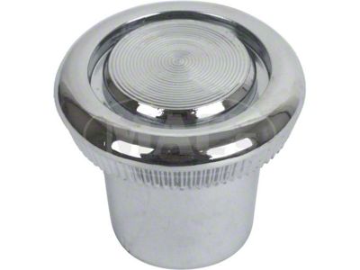 Radio Knob, Chrome, Torino, Ranchero, 1974-1976