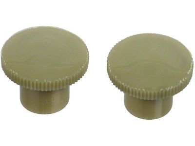 Radio Knob - Ivory Plastic - Ford Deluxe