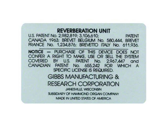 Radio Reverberation Decal - Ford