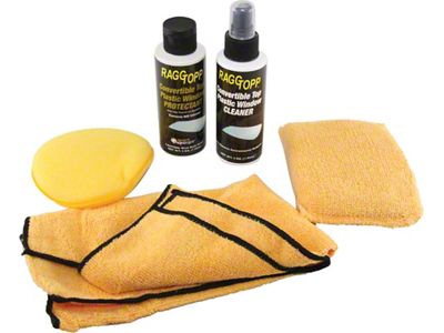 Raggtopp Cleaner/ Protectant Kit, Plastic Window, Convertible Top 01162 Corvette