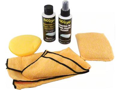 Raggtopp Cleaner/Protectant Kit, Plastic Window, Convertible Top