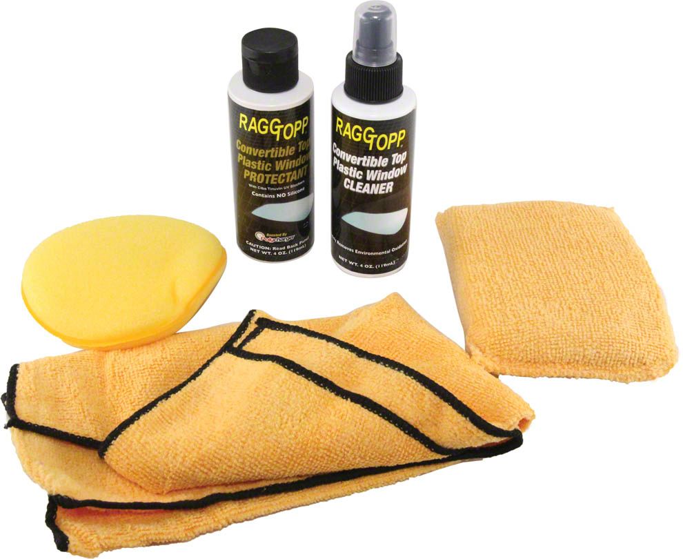 RaggTopp Convertible Top Plastic Window Cleaner and Protectant Kit