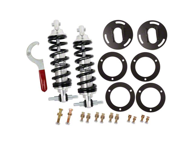 Aldan American Track Comp Series Double Adjustable Front Coil-Over Kit; 550 lb. Spring Rate (60-71 Big Block V8 Ranchero)