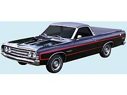 C Stripe Kit; Black (1969 Ranchero)