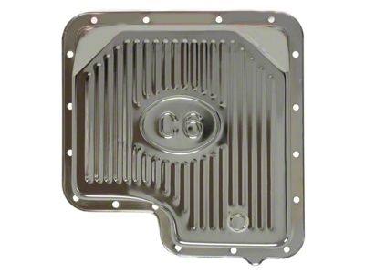 C6 Transmission Pan; Chrome (66-79 Ranchero)