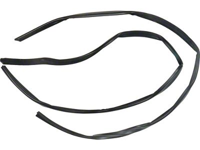 2-door Rear Window Channel Run (Sedan, Sedan Delivery, and Wagon)