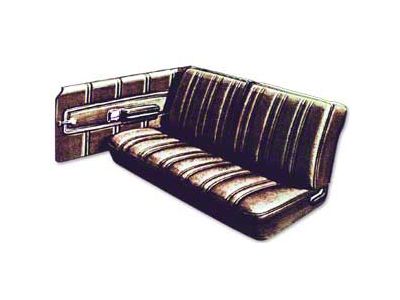 Ranchero, Front Bench Seat Cover, 1970-1971