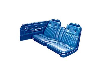 Ranchero, Front Seat Covers Only, Split Bench, 1977-1979