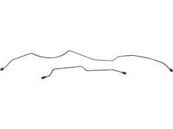 Rear Axle Brake Line, OE Steel, 8 Inch Axle, Fairlane, 1963-1965