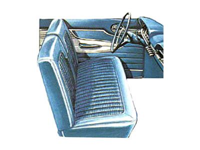 Rear Bench Seat Cover, Sedan, Falcon, 1963