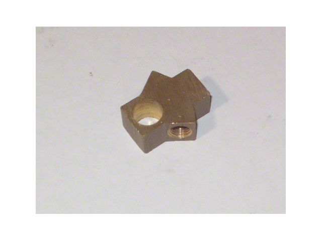 Rear Brake Connector; Brass (55-56 Fairlane)