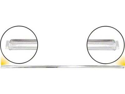 Rear Door Moulding - Stainless Steel - Left (1939 Ford Car; 1939 Ford Truck)
