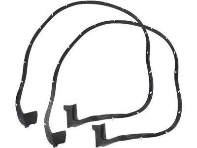 Rear Door Seals - Ford & Mercury 4-Door Hardtop Body Style 57