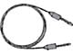 Rear Emergency Brake Cable - 122 Cable Length - Ford Passenger (Also 1939-1941 Passenger & 1939 3/4 Ton Truck)