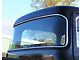 Rear glass, big back curved glass laminated - 1956 Ford Truck, F-series - Clear (F-series)