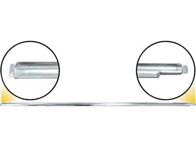Rear Quarter Moulding - Stainless Steel - Left - Tudor (1939 Ford Car; 1939 Ford Truck)