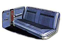 Rear Seat Cover, Convertible, For Cars With Front Buckets, Galaxie, 1967
