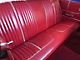 Rear Seat Cover, Fastback/ Hardtop, 500, Galaxie, 1964