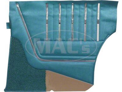 Rear Side Panels, Hardtop, Galaxie 500 XL, 1963