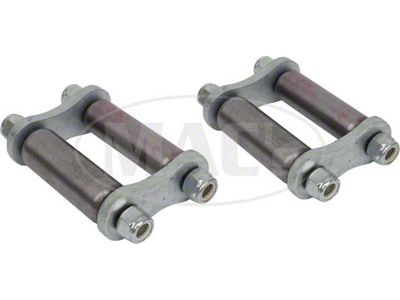 OPR Rear Spring Shackle Kit - Steel Bushings - Ford Passenger