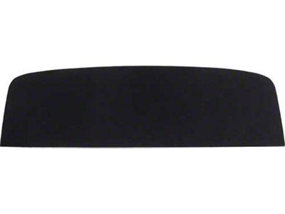 Rear Window Package Tray - 2 Door Hardtop - Black (66-67 Fairlane)