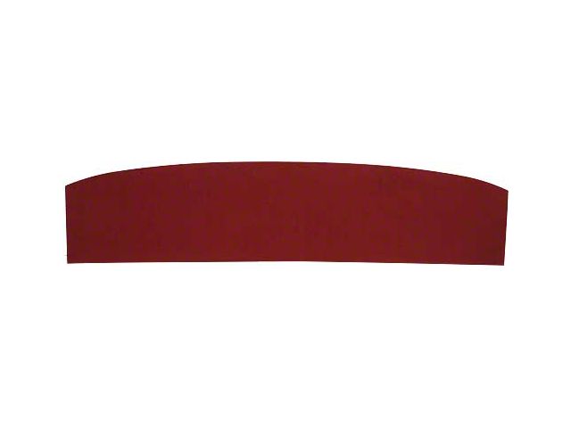 Rear Window Package Tray - 2 Door Sedan - Dark Red