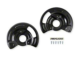 REKUDO JL8 Disc Brake Dust Shields; Front (70-81 Camaro w/ JL8 Brake System & RK600-02 Spindles)