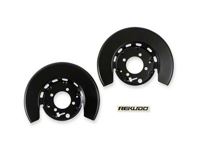 REKUDO JL8 Disc Brake Dust Shields; Rear (68-81 Camaro w/ JL8 Brake System)