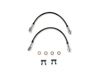 REKUDO JL8 Replacement Brake Hoses; Front (70-81 Camaro w/ JL8 Brake System)
