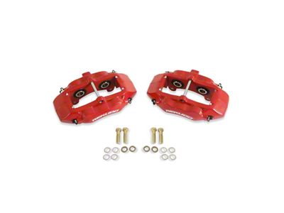 REKUDO JL8 Rear Brake Calipers; Red (65-82 Corvette C2 & C3 w/ JL8 Brake System)