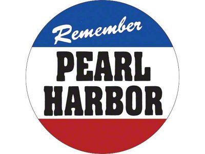 Remember Pearl Harbor - Window Decal