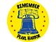 Remember Pearl Harbor - Window Decal - With Cracked LibertyBell