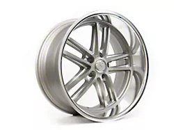 Resto Vintage Wheel Co Maverick Texture Gun Metal Center with Milled Window Diamond Cut Lip Wheel; 18x8; 1mm Offset (68-82 Corvette C3)