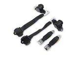 RetroBelt Retractable Shoulder Push-Button Bucket Seat Belt Kit with Dual Retractors (74-77 Corvette C3)