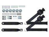 RetroBelt 3-Point Retractable Lap and Shoulder Seat Belts with Push Button Buckles for Bucket Seats (70-75 Monte Carlo)