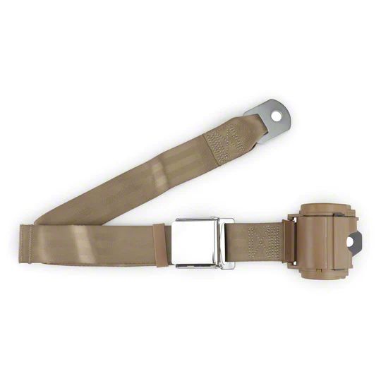 小物 Rosen Kreuz RKGEEK BELT RetroBelt Ecklers 2-Point Retractable Lap Belt with Chrome