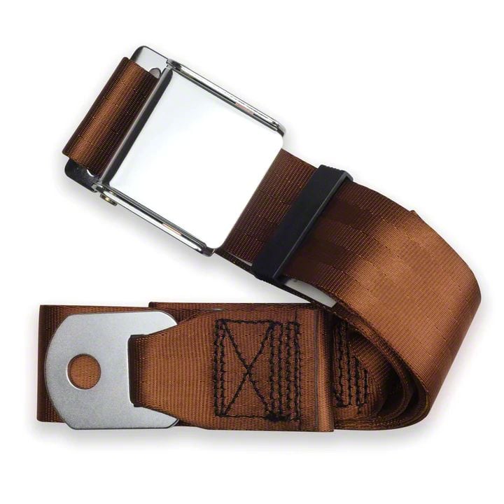 RetroBelt Push Button Lap Belt Dark Green / 60 Inches / with Hardware Kit