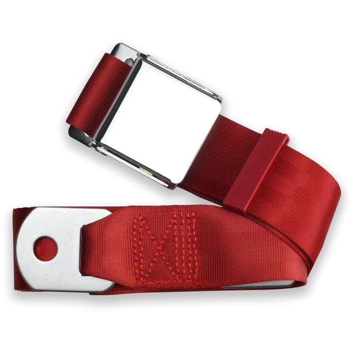 RetroBelt Ecklers 2-Point Lap Belt with Chrome Aviation