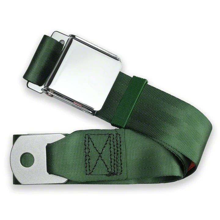 RetroBelt Ecklers 2-Point Lap Belt with Chrome Aviation