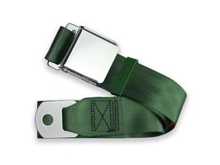 RetroBelt Powder Blue Aviation Lap Belt – 75" Long, No Hardware – Classic Car Safety Belt, FMVSS Certified